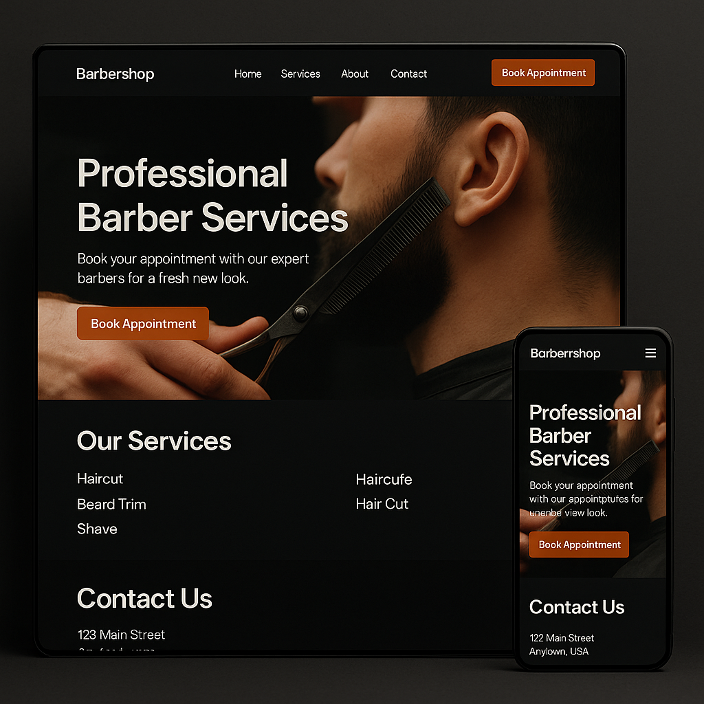 Barbershop Website